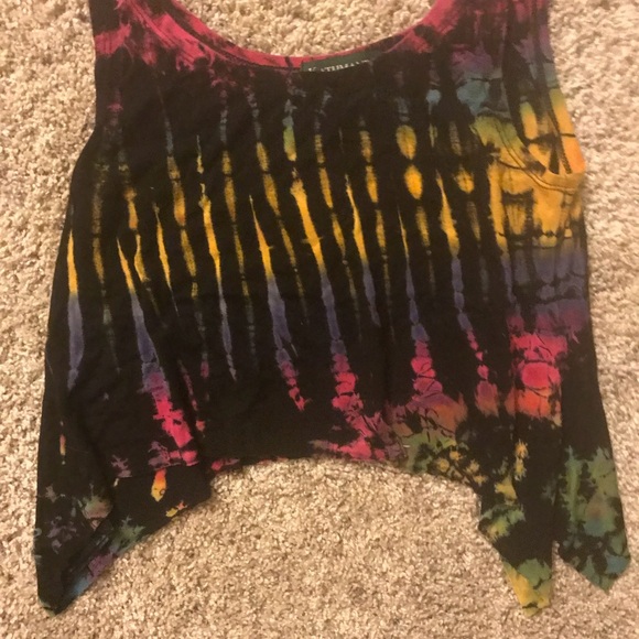 black tie dye crop top - Picture 5 of 5